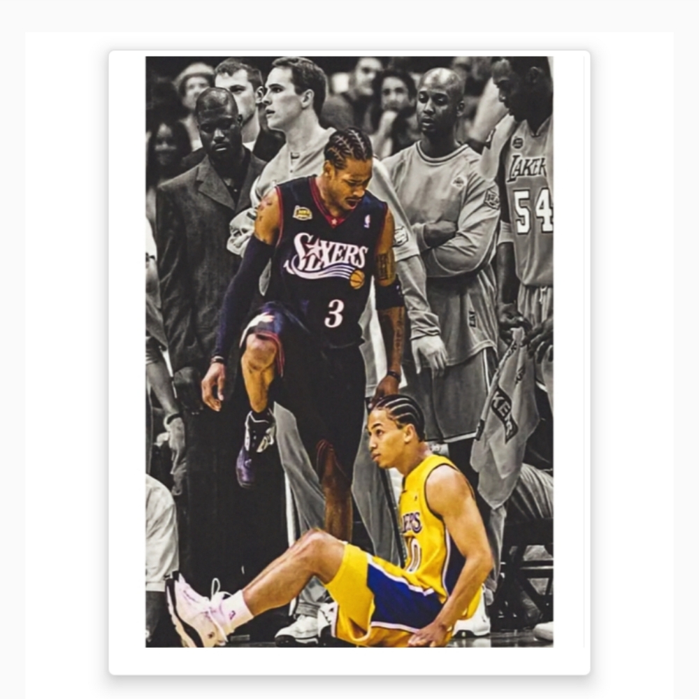NEW!💯 ALLEN IVERSON SIXERS 8.5x11 ULTRA PREMIUM GLOSSY BASKETBALL POSTER!🤩
